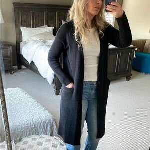 Halogen Black Long Cardigan Sweater